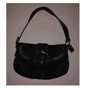 Black Coach Shoulder purse